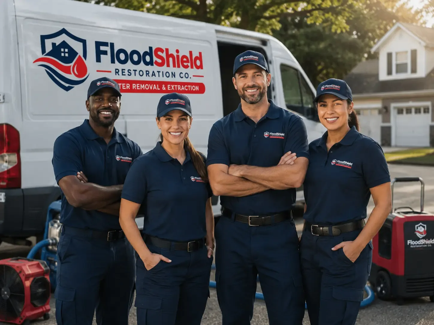 Flood Damage Restoration company in Oakville, IA
